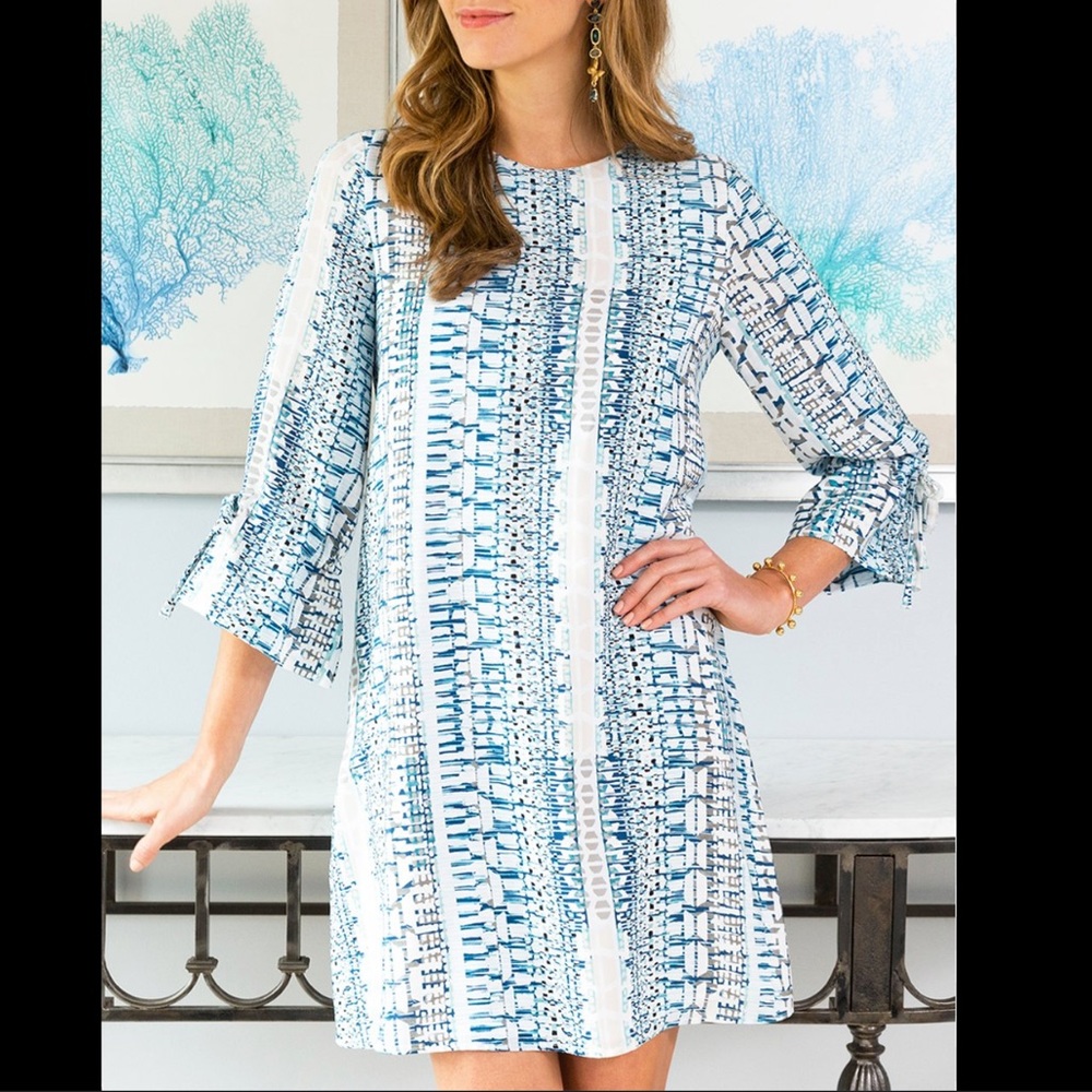 TYLER BÖE Hailey Silk Tile Print XS